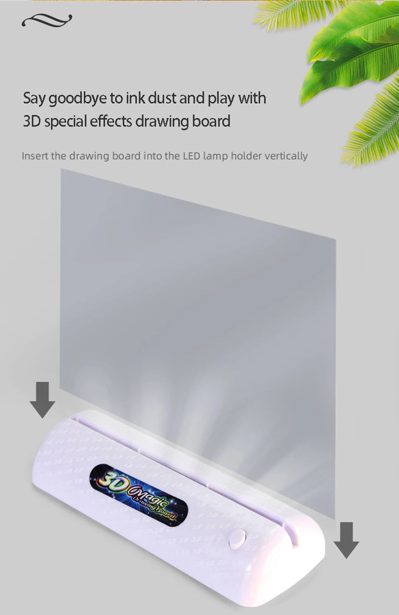 Magic 3D Drawing Board LED Light