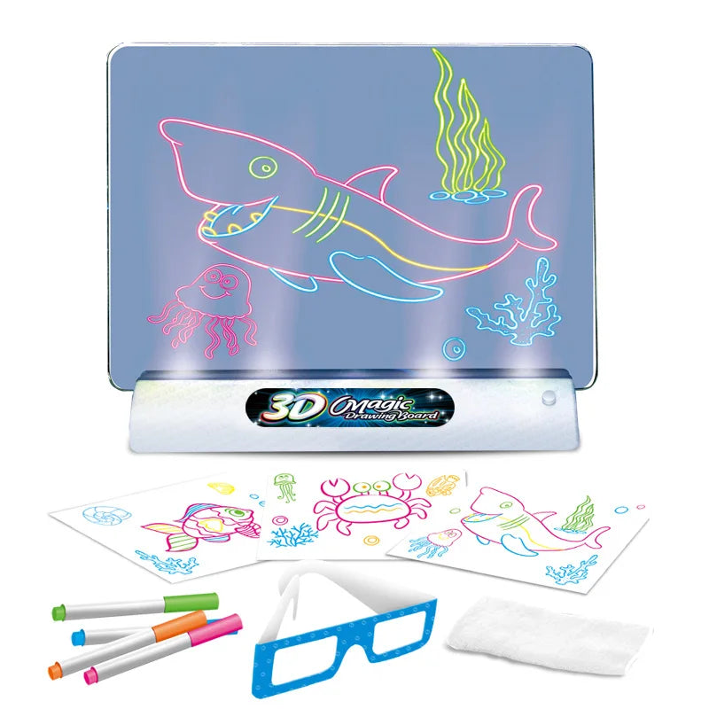 Magic 3D Drawing Board LED Light