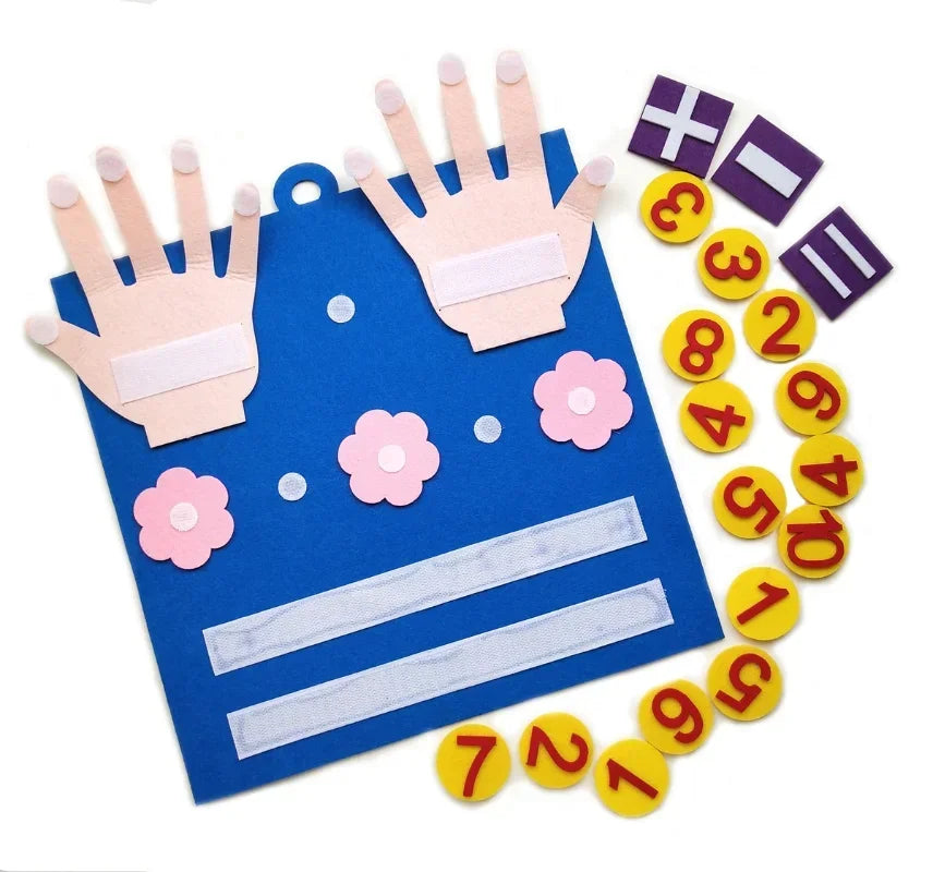 Toys Felt Finger Numbers Math