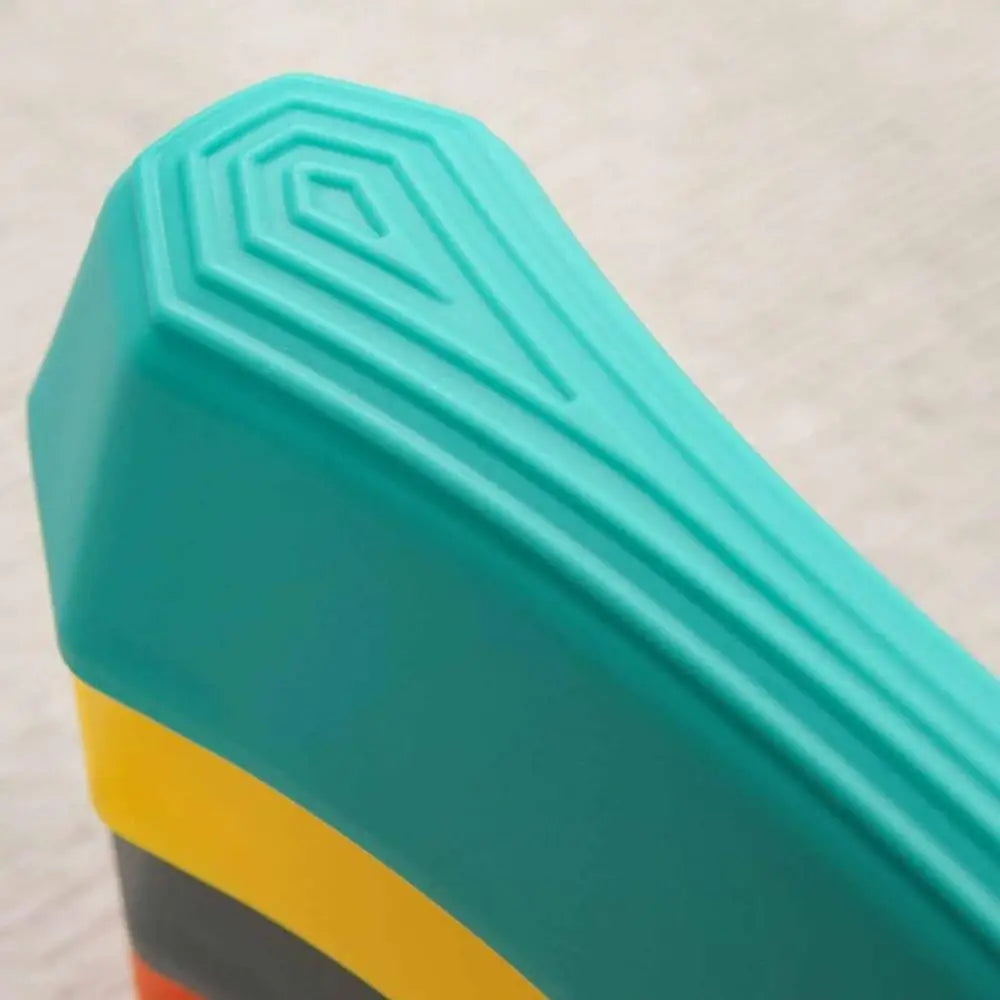 أحجار خطوات التوازن للأطفال، 6 قطع، أحجار خطوات التوازن للأطفال بألوان قوس قزح، مسار حواجز محمول، للاستخدام الداخلي والخارجي