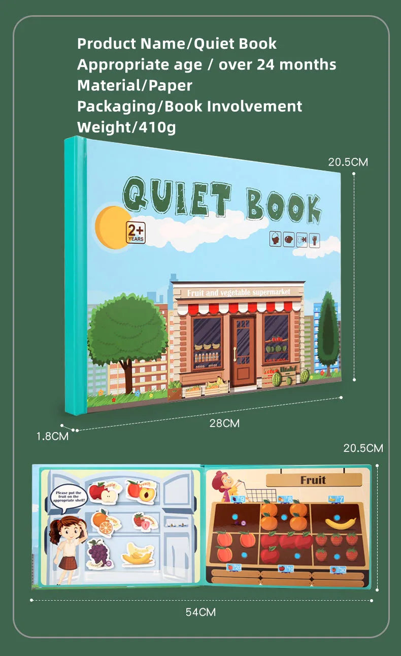 Quiet Book Magic Sticker