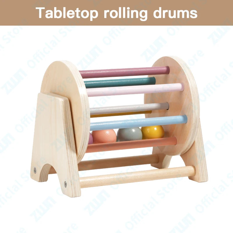 Target Box Rolling Drum Color Shape Cognition