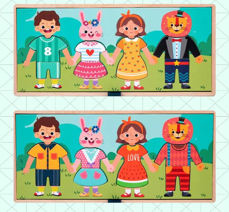 Drying Dress-Up Puzzle