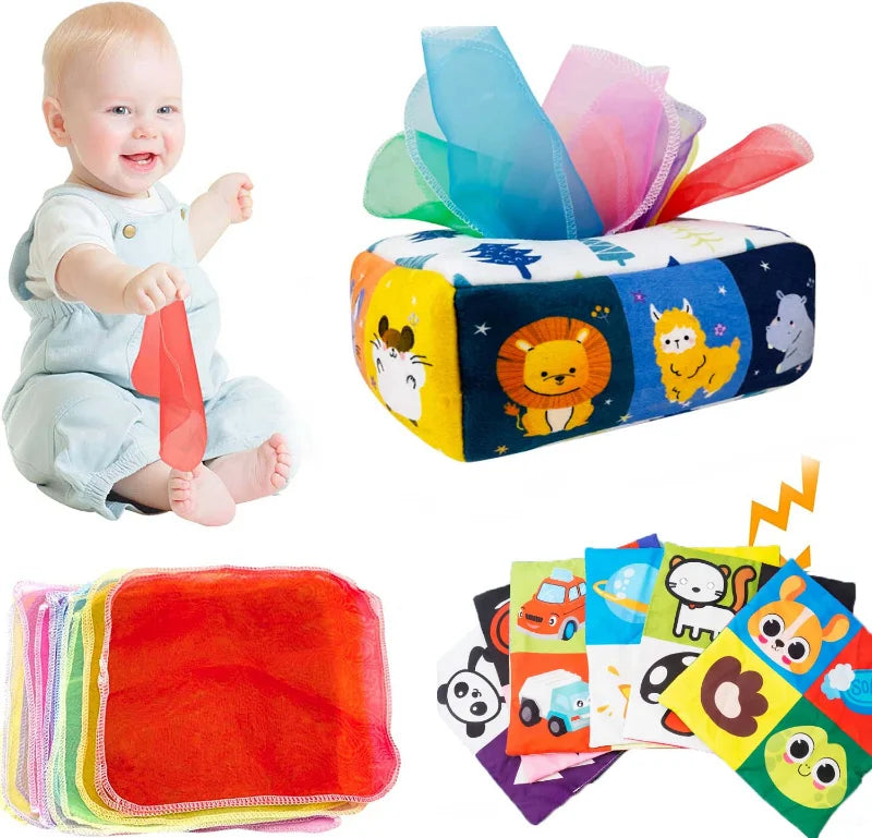 Magic Tissue Box for Kids Finger Exercise