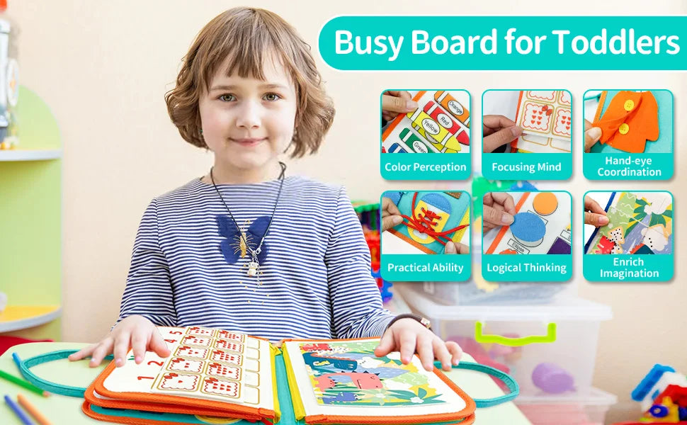 Parish Toys Busy Board Early Educational Toy