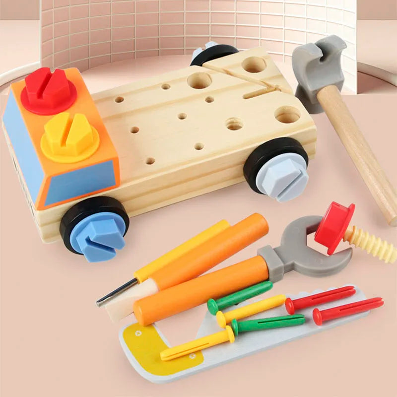 3D Busy Board Wooden Screw Tools