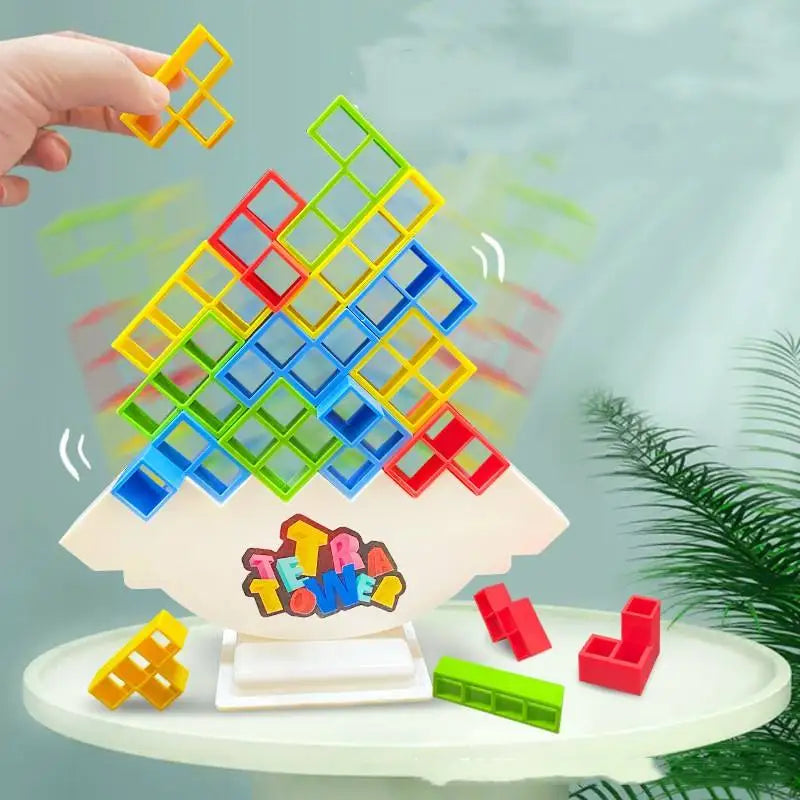 Tetra Tower Game Stacking Blocks