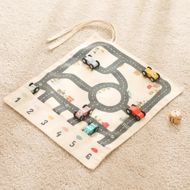 Montessori Baby Car Traffic Road Map