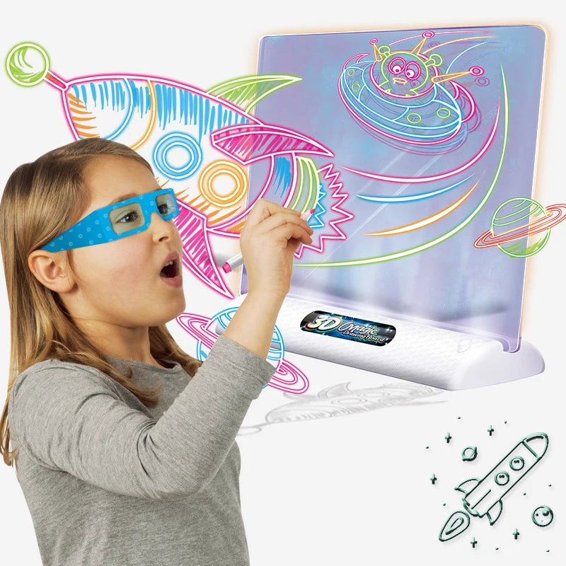 Magic 3D Drawing Board LED Light