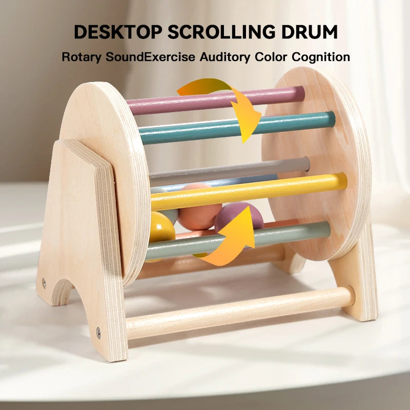 Target Box Rolling Drum Color Shape Cognition