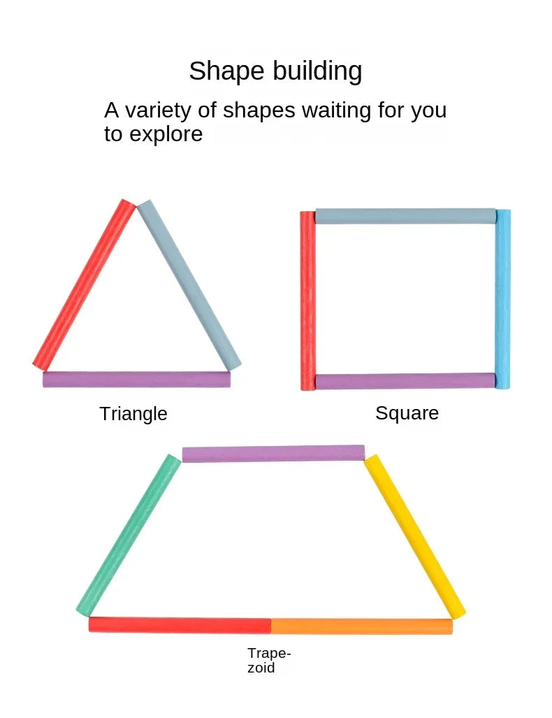 ألعاب مطابقة الألوان الخشبية من مونتيسوري، مجموعة تعلم الألغاز، تدريب الحركة الدقيقة، ألعاب تعليمية للرياضيات للأطفال