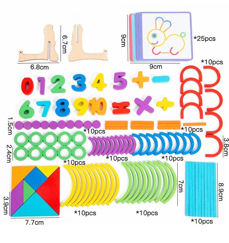 Creative Sticks And Rings  Tangram