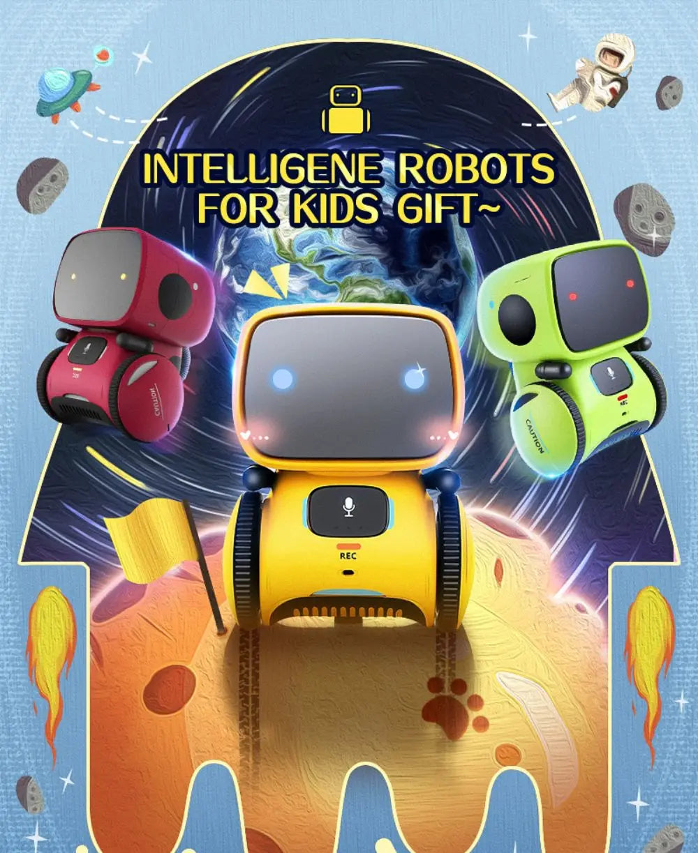 Voice & Touch control robot