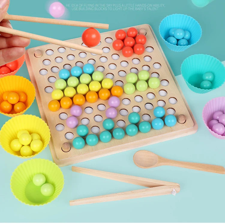 Wooden Beads Game Montessori Educational