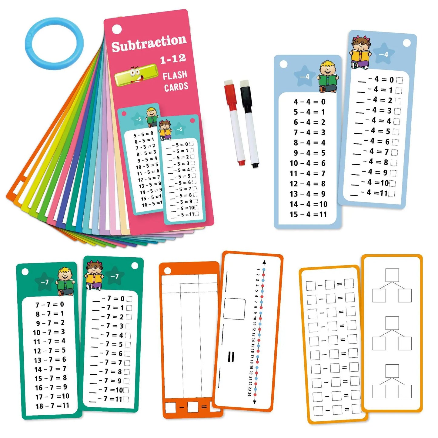 Learning Cards Children's Math Teaching Aid