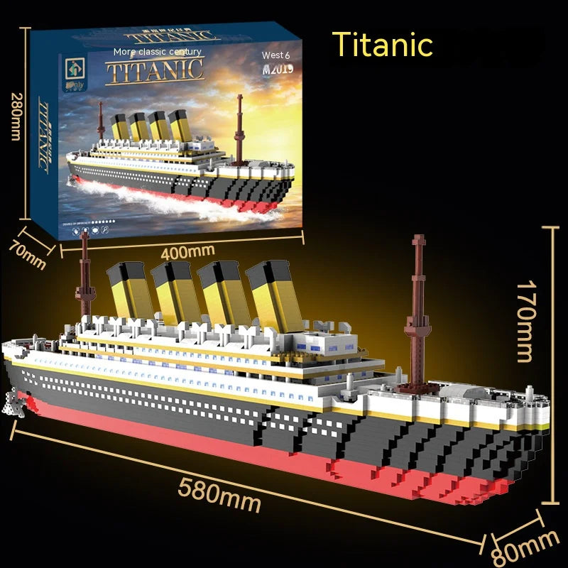 Titanic Giant Ship Boat Building Blocks