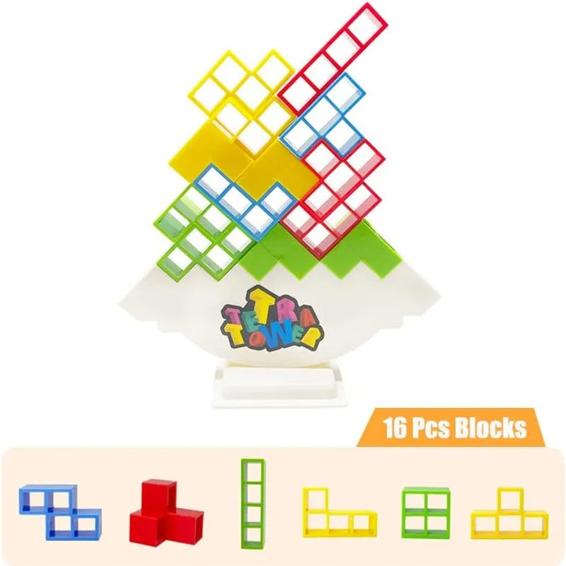 Tetra Tower Game Stacking Blocks