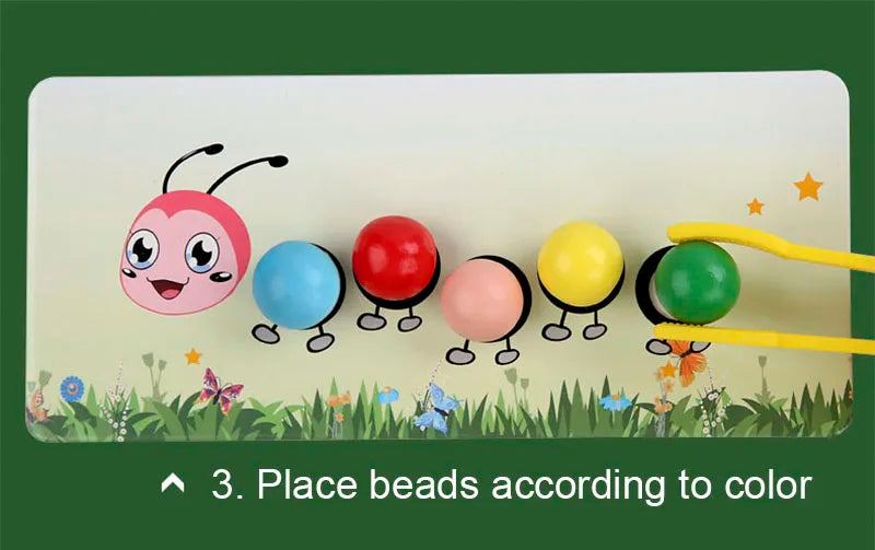 Wooden Clip Beads Games