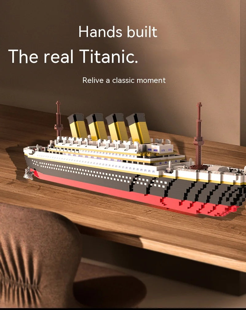 Titanic Giant Ship Boat Building Blocks