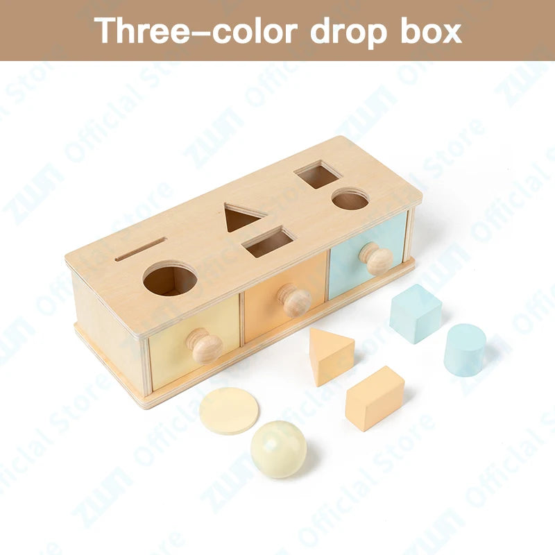 Target Box Rolling Drum Color Shape Cognition