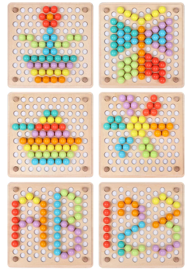 Wooden Beads Game Montessori Educational