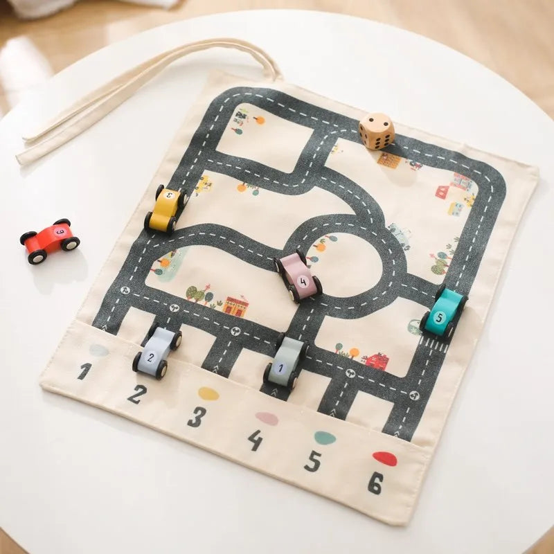 Montessori Baby Car Traffic Road Map