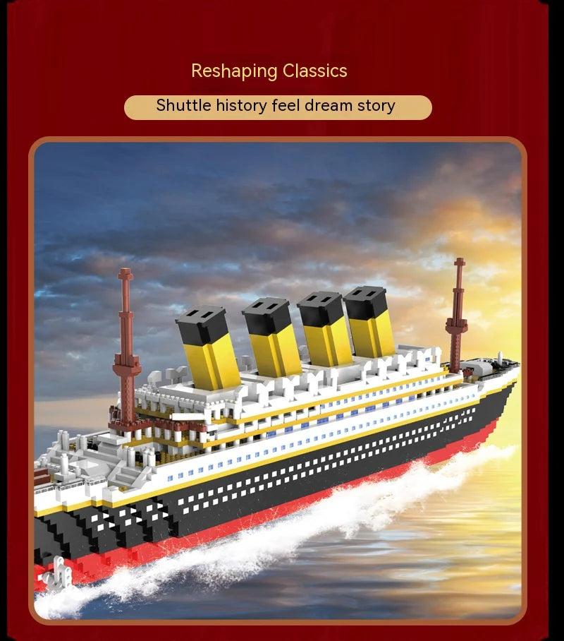 Titanic Giant Ship Boat Building Blocks