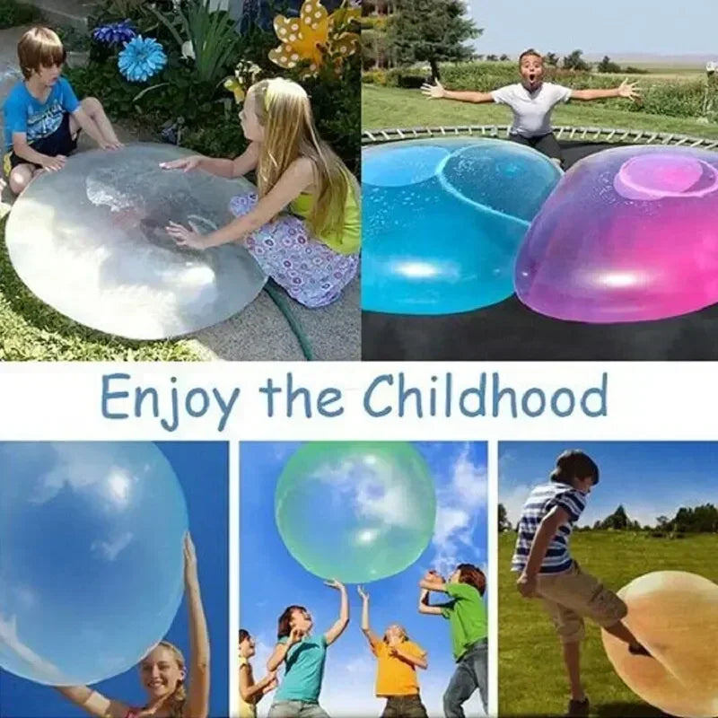 Soft Inflatable Water-filled Bubble Ball