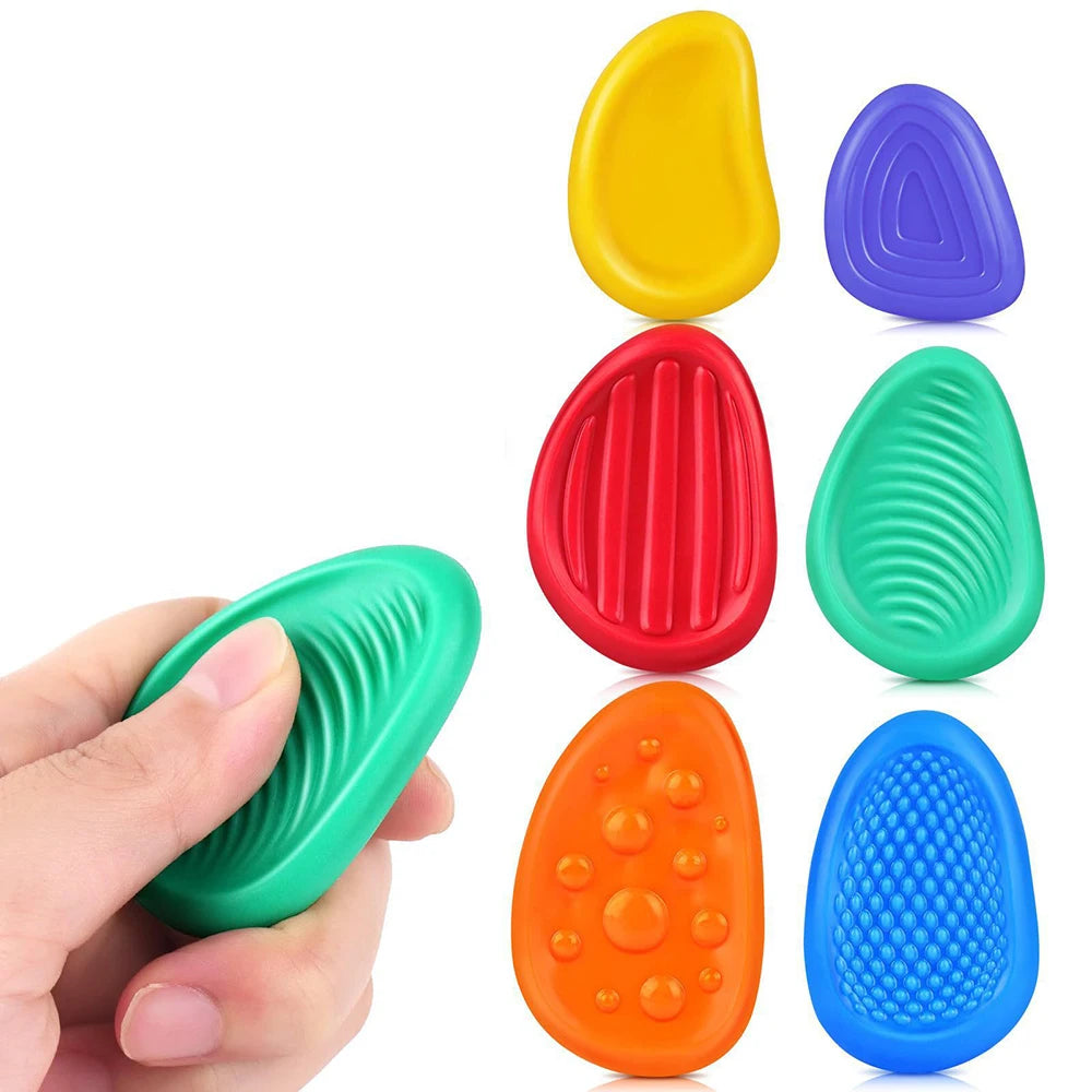 Sensory Silicone Stone 6 Pack