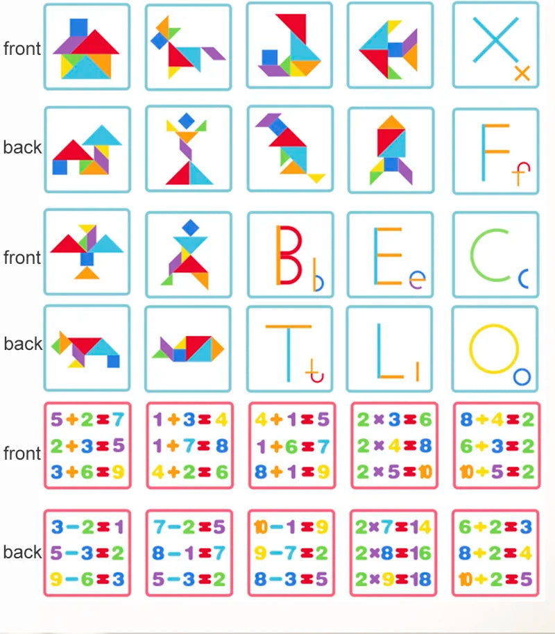 Creative Sticks And Rings  Tangram