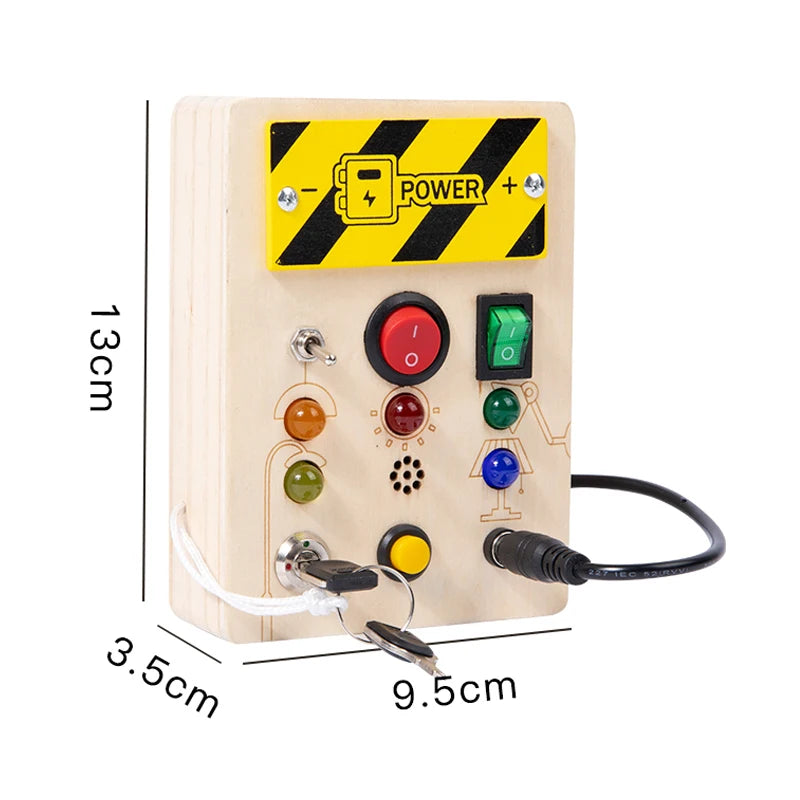 Montessori Wooden Busy Board