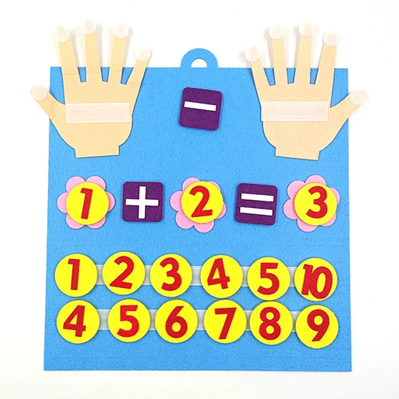 Toys Felt Finger Numbers Math