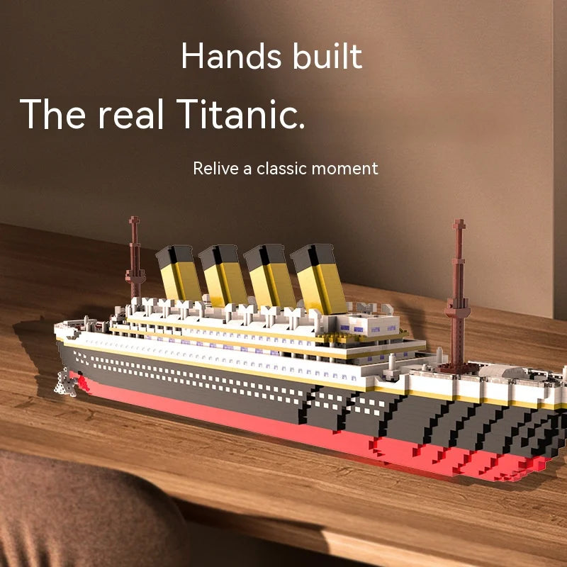 Titanic Giant Ship Boat Building Blocks