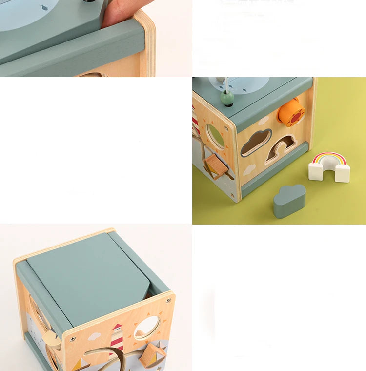 Activity Cube for Toddlers 5in1 Animal Shape