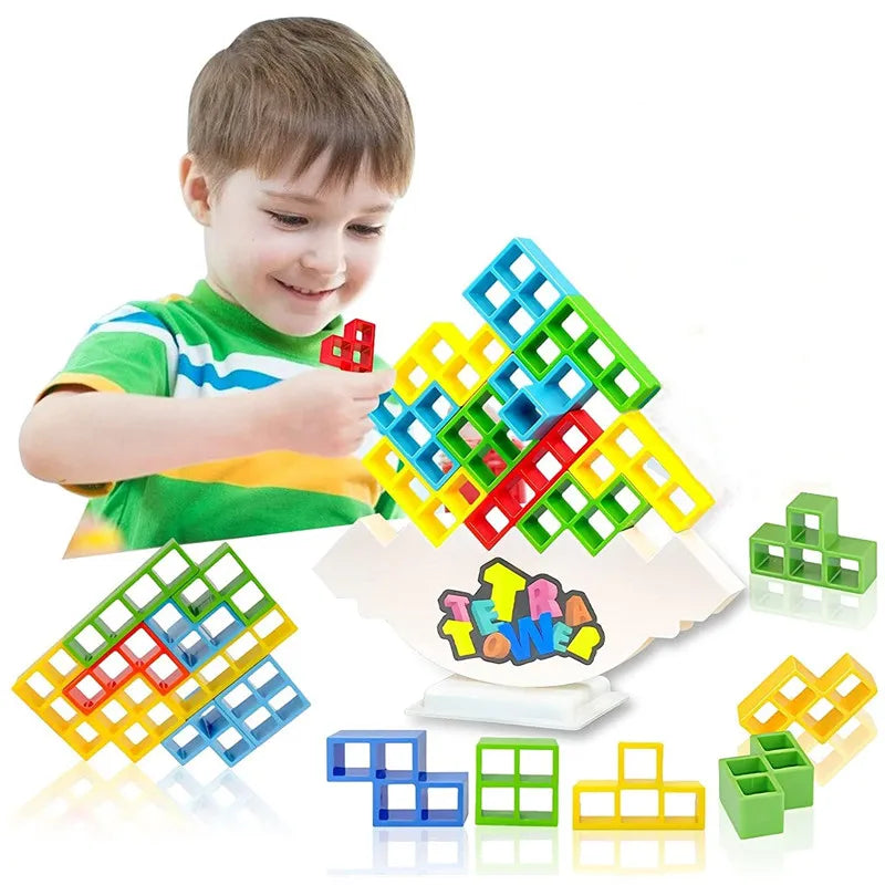 Tetra Tower Game Stacking Blocks