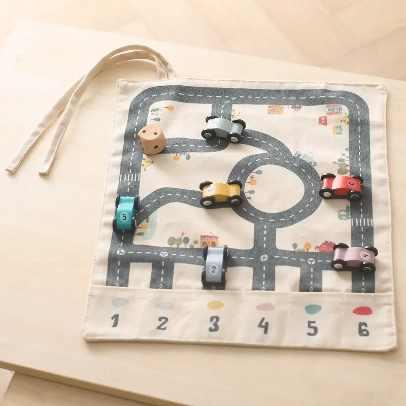 Montessori Baby Car Traffic Road Map