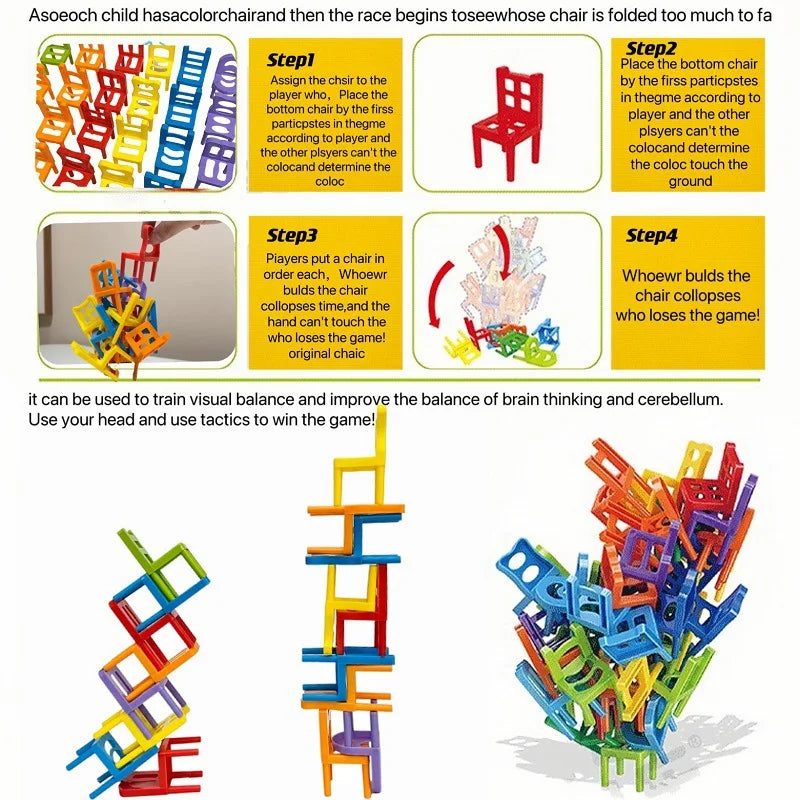 Mini Balance Chairs Stacking Assembly