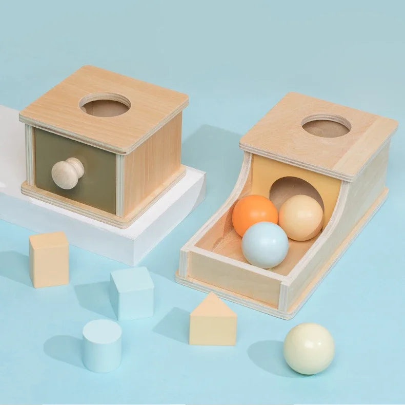 Target Box Rolling Drum Color Shape Cognition