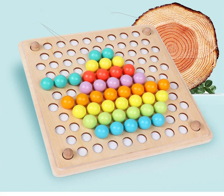 Wooden Beads Game Montessori Educational