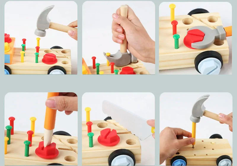 3D Busy Board Wooden Screw Tools