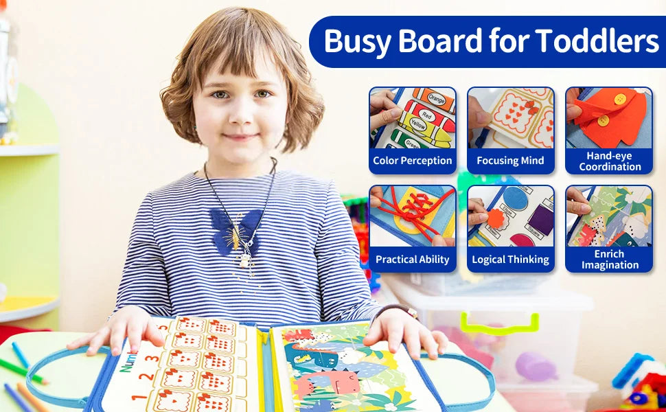 Parish Toys Busy Board Early Educational Toy