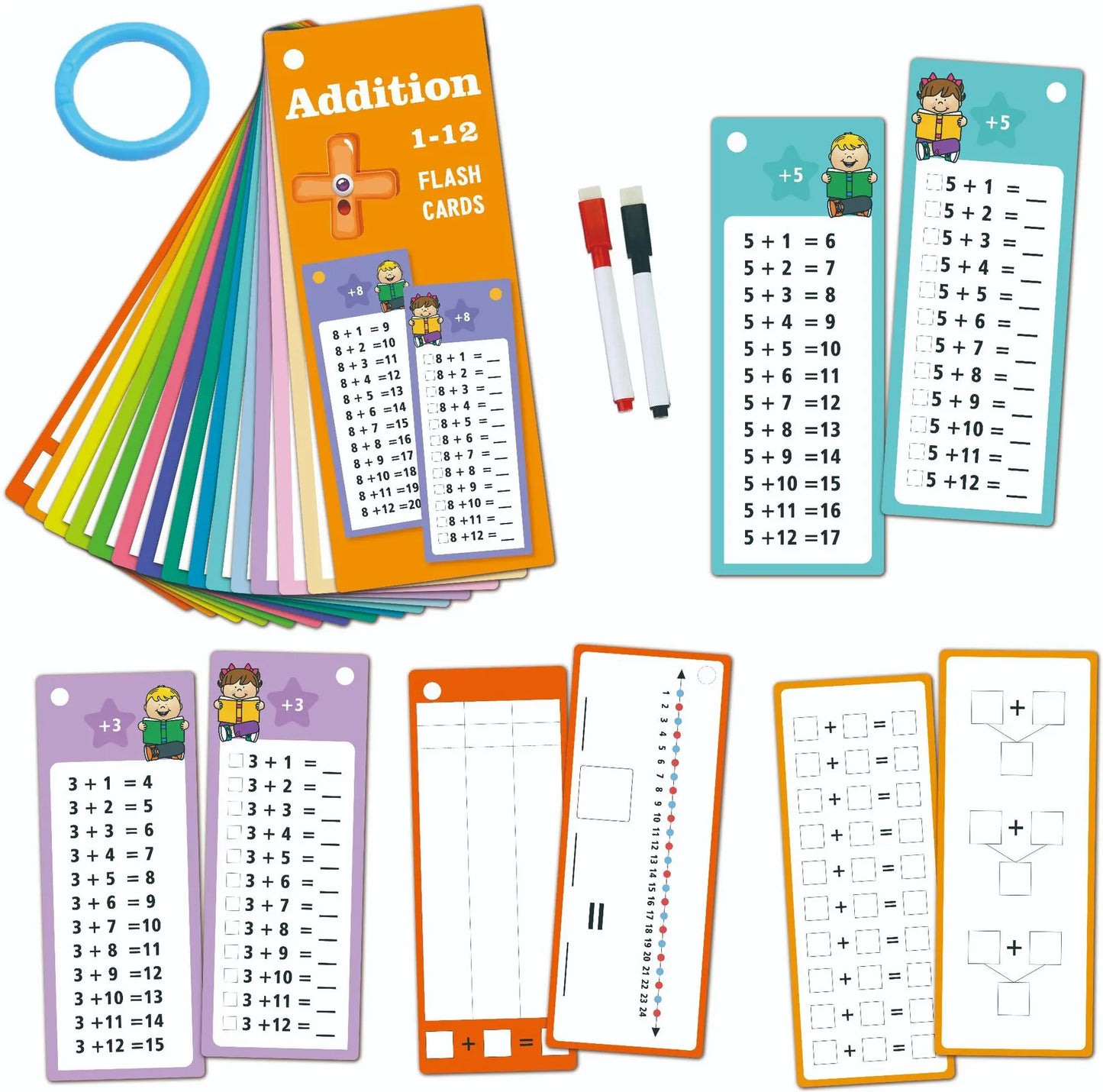 Learning Cards Children's Math Teaching Aid