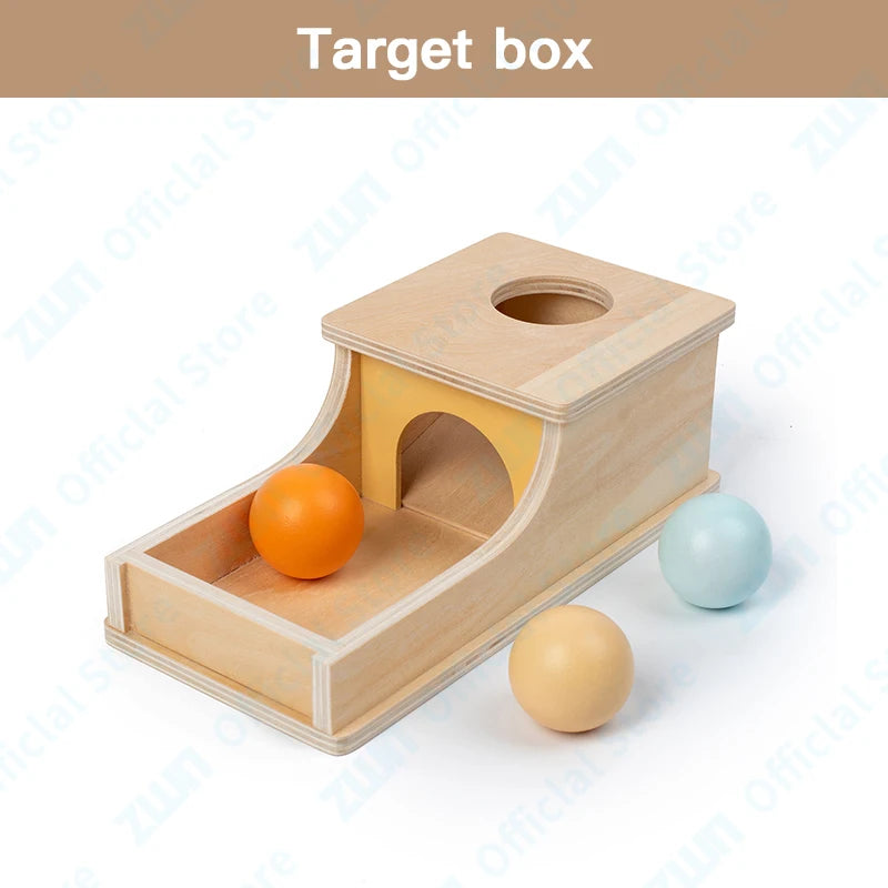 Target Box Rolling Drum Color Shape Cognition