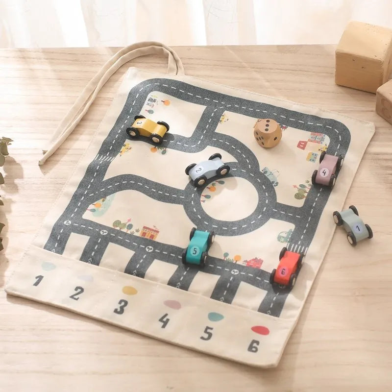 Montessori Baby Car Traffic Road Map