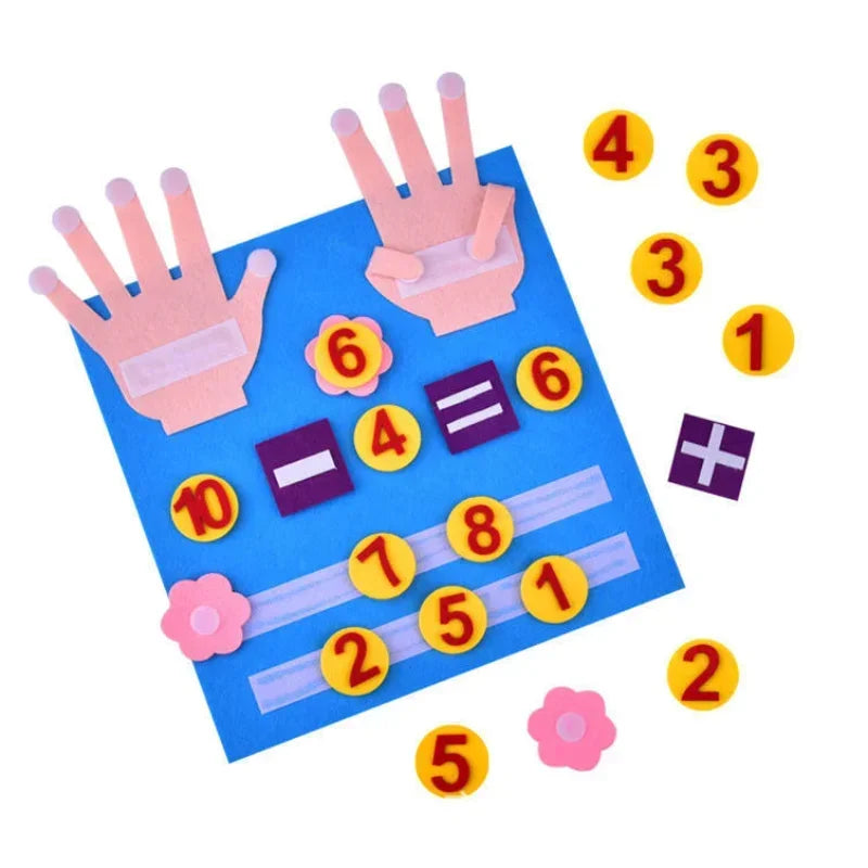 Toys Felt Finger Numbers Math