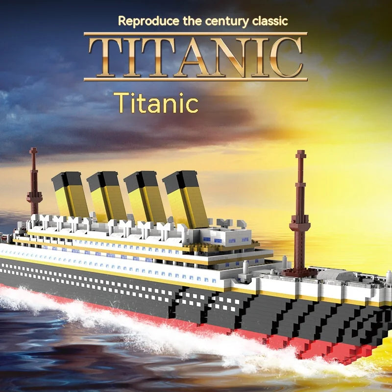 Titanic Giant Ship Boat Building Blocks