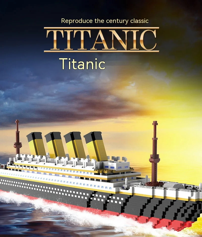 Titanic Giant Ship Boat Building Blocks