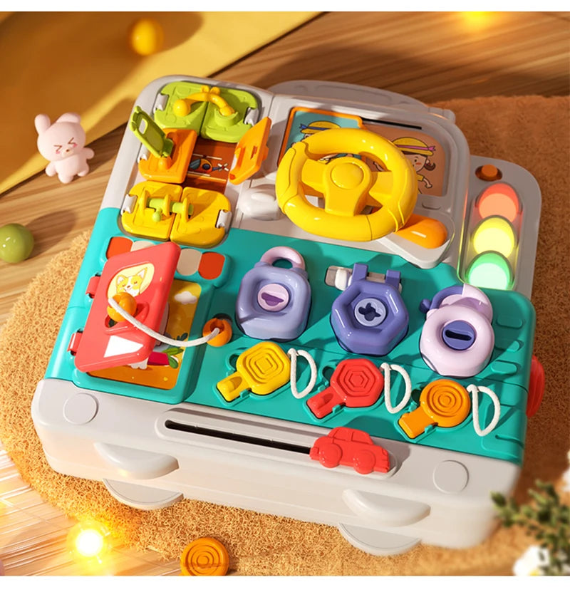 Sensory Busy Board Montessori Toys