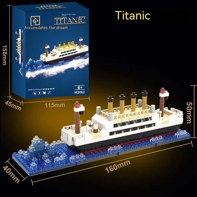 Titanic Giant Ship Boat Building Blocks