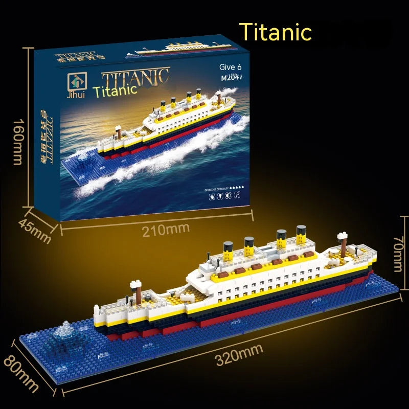 Titanic Giant Ship Boat Building Blocks